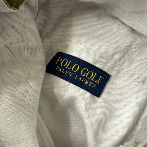 Polo Golf Ralph Lauren Khaki Stretch Twill Shorts Classic Fit | Shield Logo - Picture 5 of 5